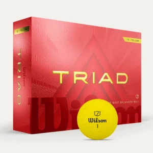 Wilson Triad Golf Ball (YELLOW) (Dozen)