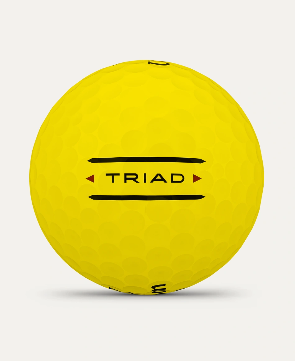 Wilson Triad Golf Ball (YELLOW) (Dozen) - Image 2